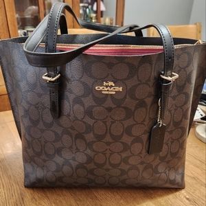 Brown Coach Leather Bag